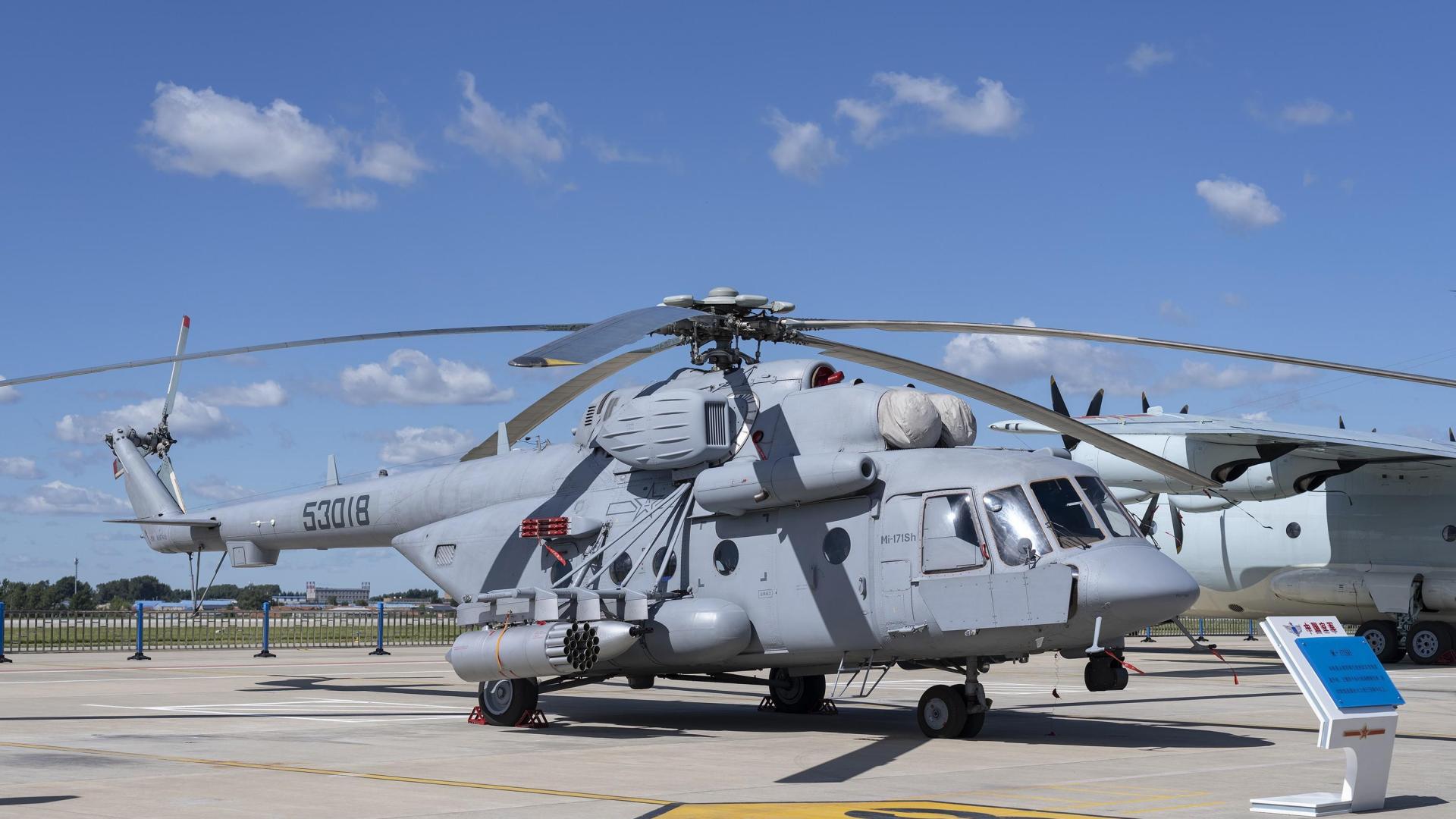 米-171SH武裝直升機(jī)，空中力量的璀璨明珠，米-171SH武裝直升機(jī)，空中璀璨明珠的震撼展現(xiàn)